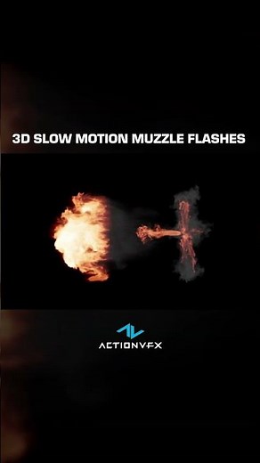 3D Slow Motion Muzzle Flashes Have Arrived!