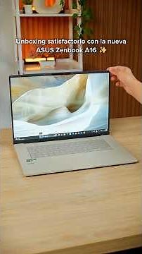 Presentamos la nueva Zenbook A16 👀💻
