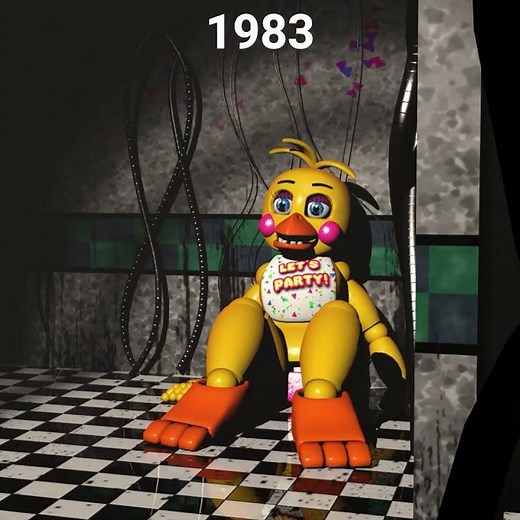 FNAF Toy Animatronics over the years