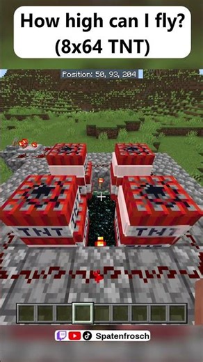 HOW HIGH CAN I FLY? #minecraft #minecraftshorts