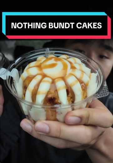 Nothing Bundt Cakes cinnamon roll cake review | mukbang dessert taste test