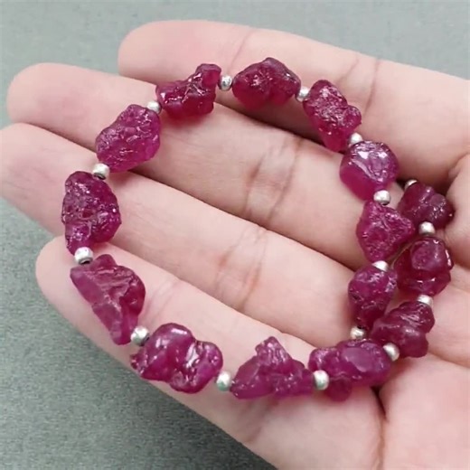 Red Ruby Raw Tumble Beads: 111.75cts Natural Treated Raw Ruby Uneven Uncut Nuggets 10mm - 11.5*9mm 8" for Jewelry - Etsy