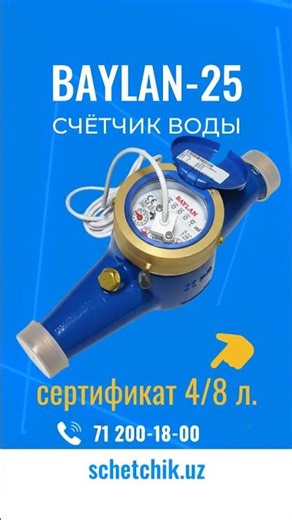 💦 Счётчик воды Байлан-25 для юрлиц и частного сектора