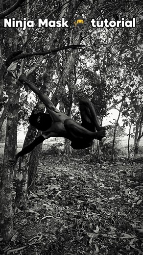 Ninja Mask 🥷 tutorial #fitness #shorts #motivation #viral