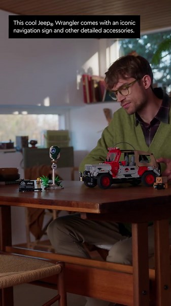 One of the most iconic movie cars of the '90s is on the way! The LEGO® Jurassic World: Jurassic Park Jeep® Wrangler has just been revealed and is coming in May 2026. #LEGO #JurassicPark #JeepWrangler