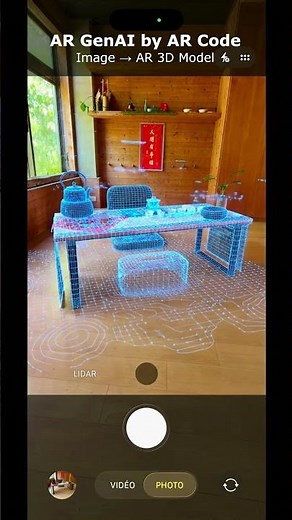 This AI Turns Photos Into 3D AR Instantly 🤯 AR GenAI Demo No App Needed | ar-code.com