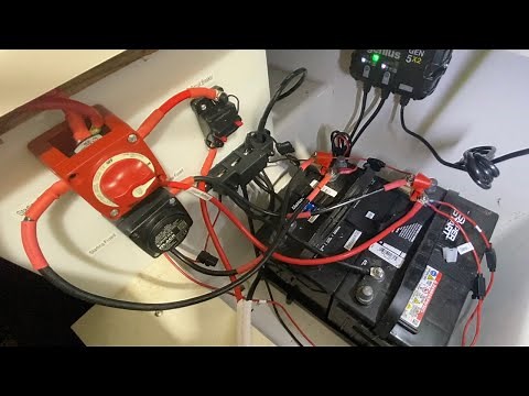 Blue Sea Systems Mini Add-A-Battery Kit Install on Deck Boat