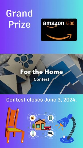 Our 🏆For the Home Contest🏆 opened this week! Design and make a DIY project for your home to enter. 🙌 #instructables #InstructablesContests #DIYproject #Home #HomeDecor #InteriorDesign #HomeProjects #DIYcontest #MakeAnything
