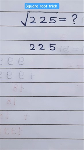 Square Root || New Trick #shorttrick #shorts #advancemath #mathstricks #viral #viralvideo #vedicmath