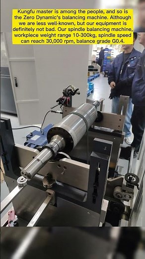 Dynamic balance correction of rotor - Zero Dynamic.