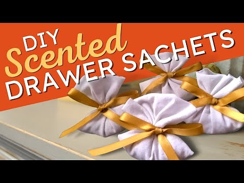 No-Sew DIY Scented Drawer Sachets | Frugal Living Hacks