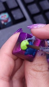 48K views · 2.2K reactions | Miniature Movie Alien on Computer Key  Sculpting a tiny alien inspired by a movie on a computer key | Temika S | Facebook