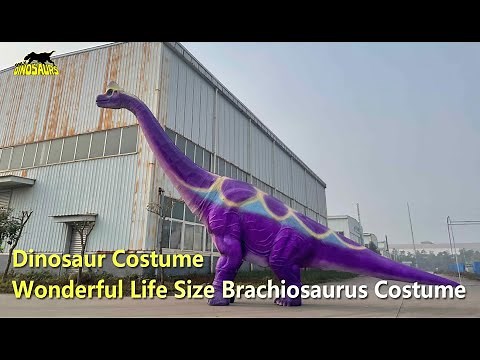 6 Meters Tall - Life Size Brachiosaurus Costume for Two Adults | Dinosaur Costume