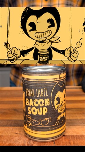 Briar Label Brings Back Bacon Soup For Just 12 Cents!🥓 #shorts #soup #bendyandtheinkmachine #gaming