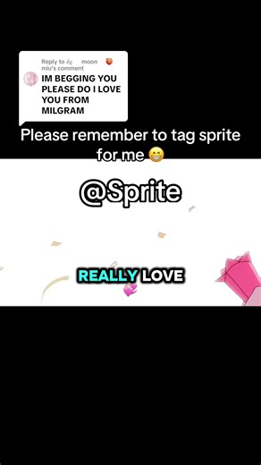 Replying to @𝜗𝜚 moon 🍑 miu #milgram #sprite | Sprite