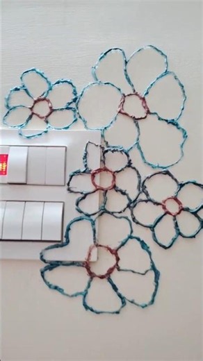 Switchboard Makeover with Hot Glue & Eyeshadow #diy #diyswitchboarddecor #diyhomedecor