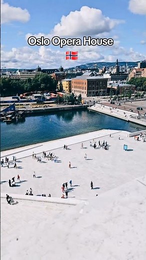 a tour at the Oslo Opera House and the amazing view from its roof #oslo #operahouse #visitnorway