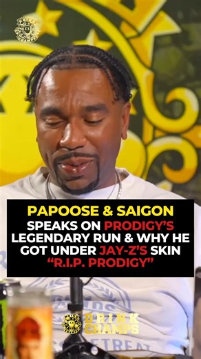 “Jay-Z even sampled Prodigy, that’s how powerful his voice was.” Papoose & Saigon break down Prodigy’s legendary run, why he was one of the only artists who could get under Jay-Z’s skin, and what made his voice so iconic. | Drink Champs