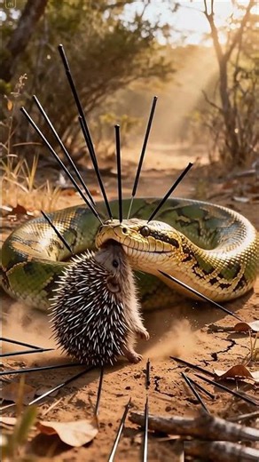 Piercing Defense on a Snake Bite?! #wildlife #animals #shorts