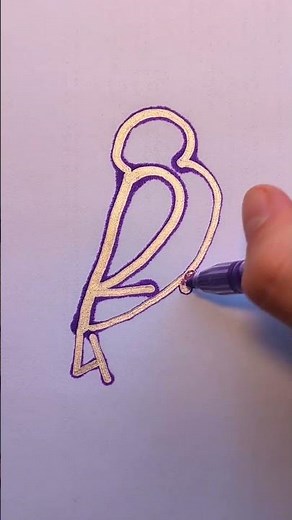 Cómo dibujar un pájaro usando solo números 🐤 ¡Tutorial paso a paso!