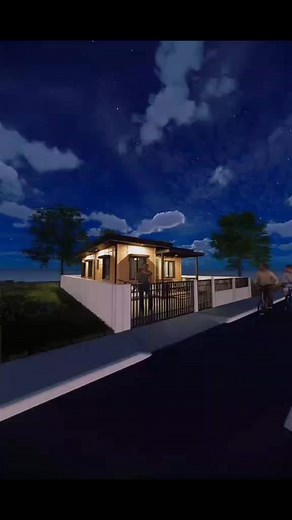 1 Storey Half Amakan & Half Concrete Night Scene Tour
