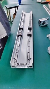 high speed synchronous belt drive linear motion stage actuator assembly #linearmotion #linearactuator #linearstage #linearmodule #linearaxis #linearslide #assembly #industrial #automation #factory #manufacturer | Hzrobot Automation