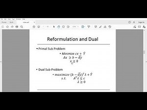 Benders Decomposition