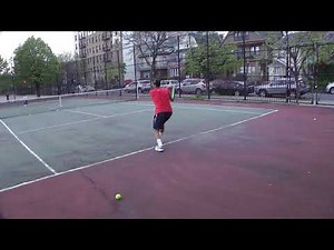 Hitting with Spinfire Pro 2 on max and half top and under spin settings