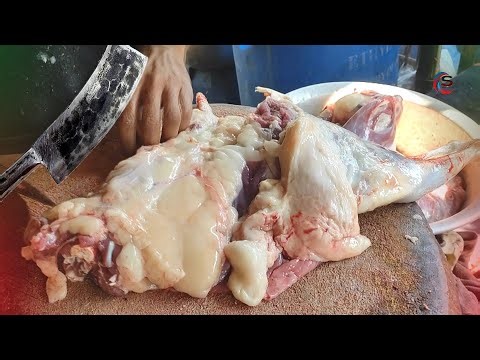 Number One Mutton Cutting And Mutton Shop I Amazing Mutton Leg Cutting Skills I ‪@cuttingstore‬