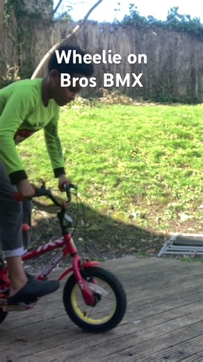 Wheelie on bros bike 🥀 ✌️ #fyp #shorts #edit #bike #mtb #skills #wheelie