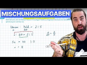 Mischungsaufgaben in Mathe einfach erklärt | Mathe Mit Max