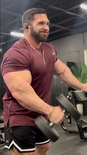 single arm db preacher curls