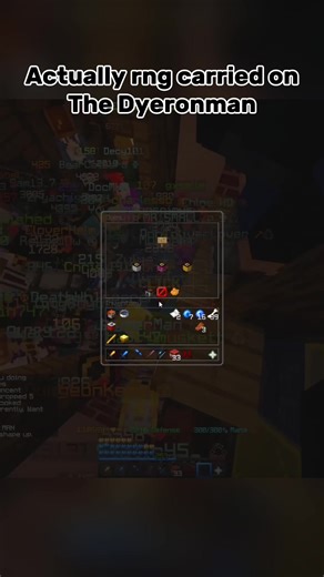 Dream dye rotation again!! #skyblock #hypixel #hypixelskyblock #dyeronman