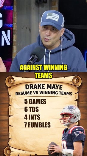 DRAKE MAYE STINKS AGAINST GOOD TEAMS?! “Drake Maye… when playing against teams with winning records… five games, six TDs, four INTs, seven fumbles! He has not played well! Drake Maye is a question mark in this game for me!” — Craig Carton #NFL #NFLPlayoffs #Patriots #DrakeMaye | The Craig Carton Show