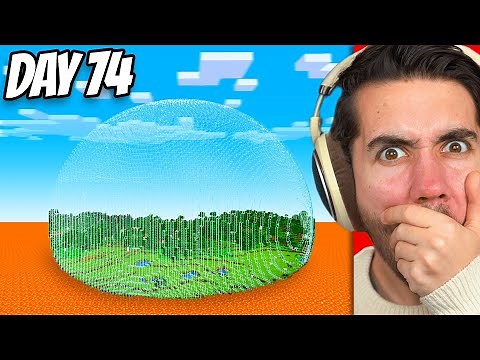 I Trapped 100 Minecraft Players In A Dome For 100 Days!