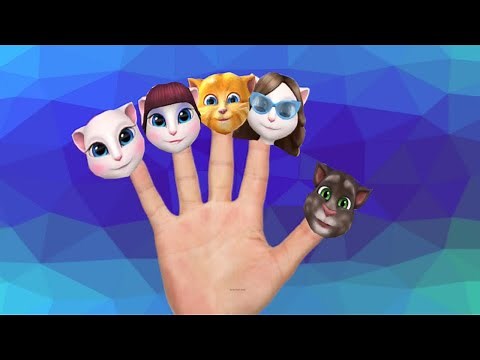 Finger Family | Daddy Finger | Nursery Rhyme | My Talking Tom and Friends |
