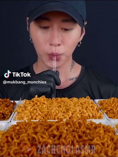 Spicy Korean Noodles mukbang Video credit: Zach Choi #mukbangfoodasmr #fyp #foryou #food #foodasmr #mukbang #eating #eatingshow #eatingshowasmr #asmr #asmrsounds #tiktok #koreannoodles #noodles #samyang #samyangnoodles #fypシ゚viral #foryoupage #fypシ゚ #fypage #fyppppppppppppppppppppppp #zachchoi