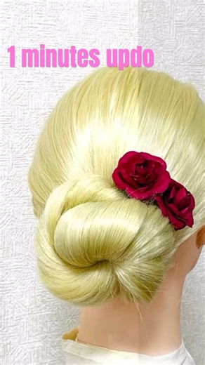 1分でできちゃう✨まとめ髪 1Minutes Updo Hairstyle Tutorial