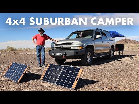 How to Camp in an Off-Road Suburban—FULL TOUR (Sleeping & Camping in a Big SUV!)
