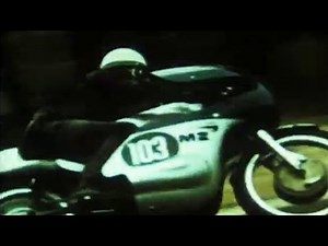 Klaus Enderlein mit der MZ RE 125 aus der DDR - 1966 Die Motorräder weinen aus dem Vergangenheit