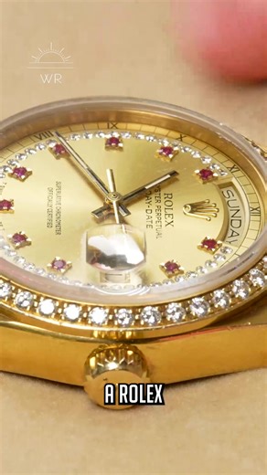 A solid gold Rolex from the 1980's with all the parts and a few special features. #watches #watchmaking #watchmaking