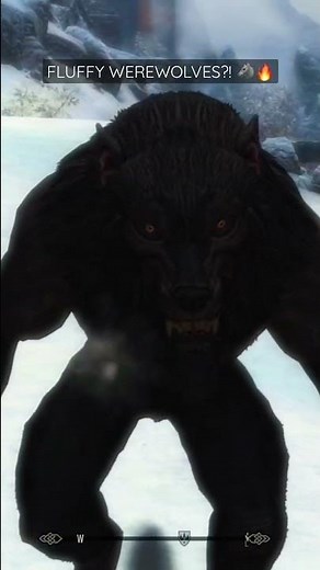 Skyrim SE - Fluffy Apex Werewolf (Non-Glowing Eyes) 2k Skyrim Xbox One Mods