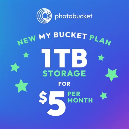  Photobucket’s New My Bucket Plan with 1TB of storage for less than 17¢ a day 螺 is half the price of iCloud & Google Photos! 勞 Sign up here: https://hubs.li/Q021ZndY0 #Photobucket #cloudstorage | Photobucket | Facebook