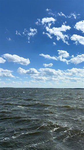 Shawano ocean pontoon boat day: waves, wind & summer vibes