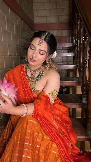 Glory Keith | Makeup Artist on Instagram: "✨ My take on Princess Kanakavathi @rukmini_vasanth from Kantara Chapter 1 ✨ I’ve always been in awe of the sets, direction, and breathtaking cinematography of the Kantara universe. It was such an exciting challenge to recreate this look for our 30 Days Pro Batch. 🌿🎬 @rishabshettyofficial @kantarafilm I’d love to know what you think—drop a comment, like, or share if this look inspired you too! 💛 @itsashwinidixit carried this look so gracefully and loo
