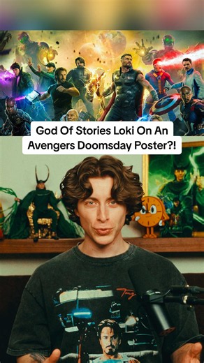 God of Stories Loki is FINALLY on an Avengers Doomsday poster, but there’s a catch?! #marvel #marvelstudios #mcu #marveltok #movietok