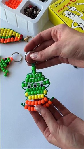 DIY Toy Story Alien Beaded Keychain 👽✨