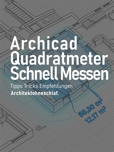 Archicad Quadratmeter schneller messen | Episode 16: Quadratmeter blitzschnell messen! 📏🚀 In dieser Folge zeige ich dir, wie du das Raumstempel-Werkzeug und die automatische Flächenberechnung nutzt, um sofort das exakte Ergebnis zu erhalten. #archicad #architekturstudium #architektur #studium #architekturstudent #archicadtipps #tutorial #produktiv