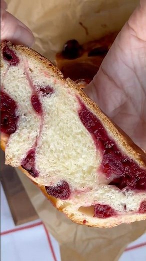 Sourdough Cherry Babka 🍒 Soft, Buttery & Irresistible | Cozy Baking ASMR
