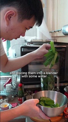 Pandan Extract Tutorial (SUPER FLAVOURFUL) 🌿 #pandan #extract #flavour #shorts